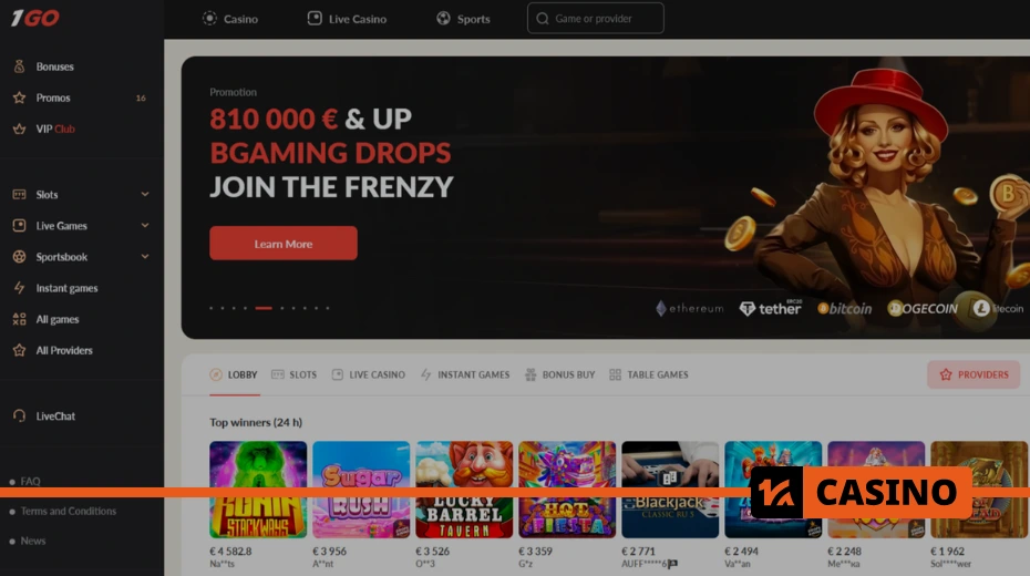 1Go casino регистрация для новых игроков открывает доступ к играм, бонусам и пополнению счета, а также позволяет участвовать в акциях казино