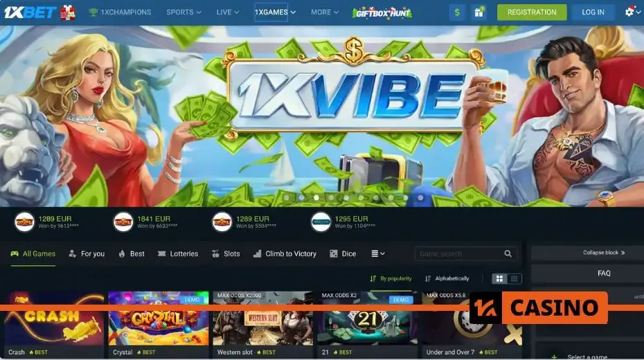 1xbet official website with secure account management and promotional offers 