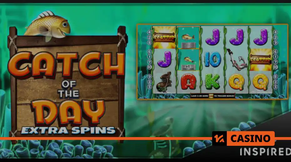 Релизы слотов в апреле 2025: Catch of the Day Extra Spins от Inspired