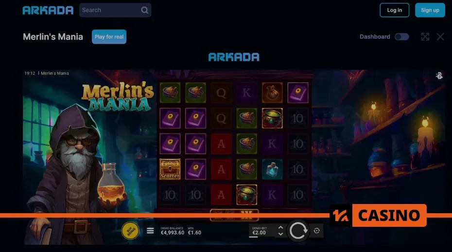 Arkada Casino демо слоты с доступом к классическим и современным функциям слотов
