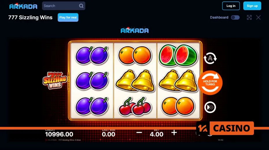 Arkada casino promo code no-deposit bonus offering 100 free spins for new players