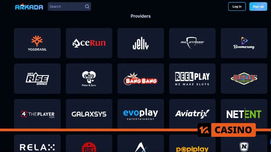 Arkada casino providers offering high-quality games from top developers