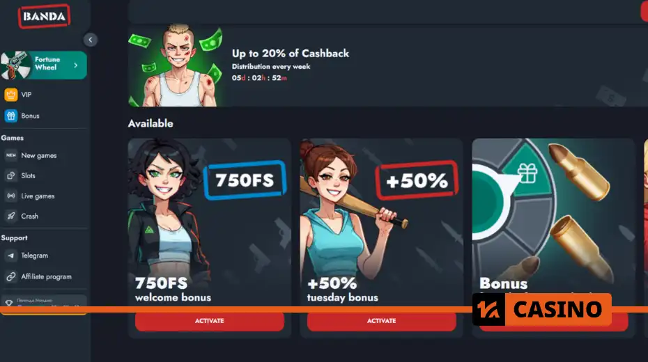 Banda casino bonuses – breakdown of welcome and weekly offers, wagering requirements, cashback, and daily wheel of fortune