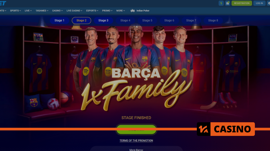Barca 1xFamily at 1xbet: participation rules and draw structure Barca 1xFamily at 1xbet: participation rules and draw structure