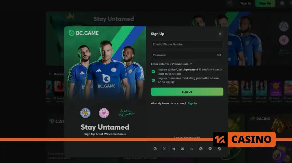Bc game registration methods – email, phone, Telegram, and crypto wallet