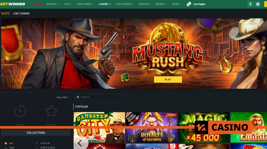 Betwinner homepage – entry point to all site sections including betting, casino and bonuses