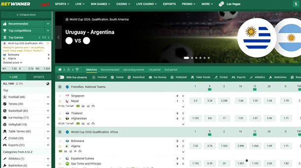 Official Betwinner website – portal for betting, casino and promotions with regional and language adaptation