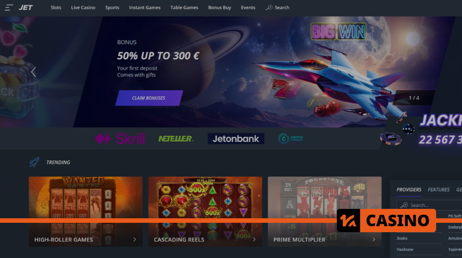 Bonuses in social networks at Jet casino: promotion rules