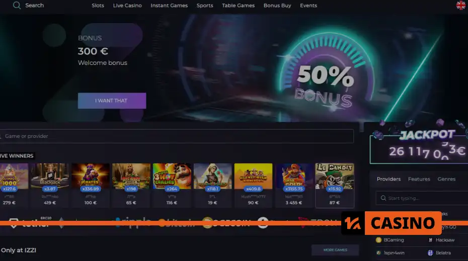 Bonuses on social media at Izzi casino with no-deposit free spins