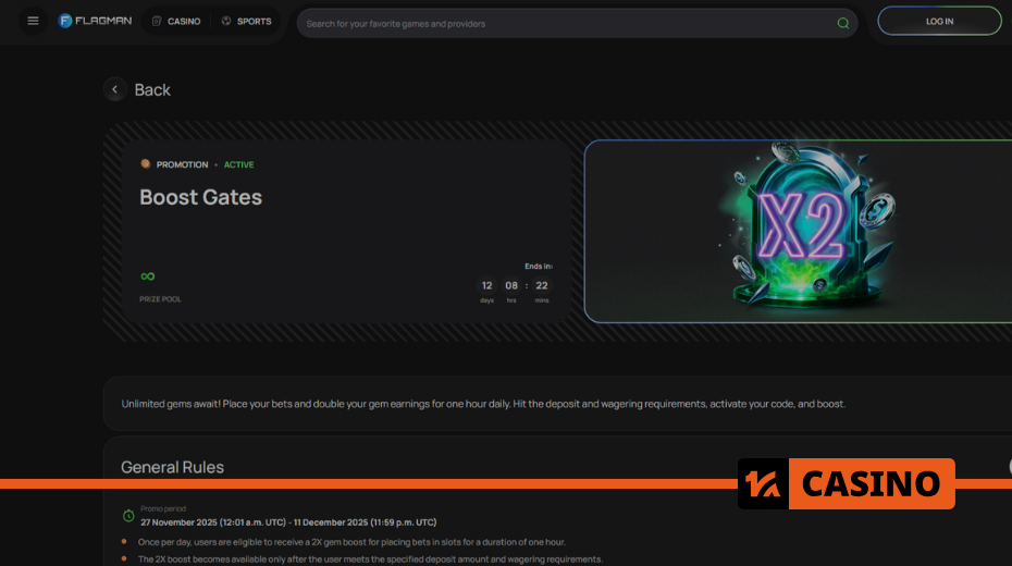 How to participate in Boost Gates at Flagman casino How to participate in Boost Gates at Flagman casino