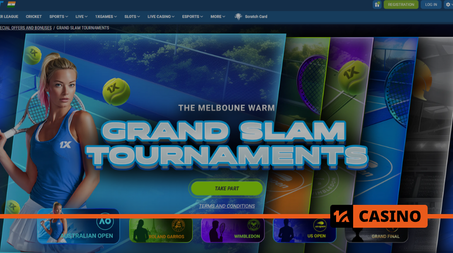 What can you win in the Grand Slam Tournament at 1xBet