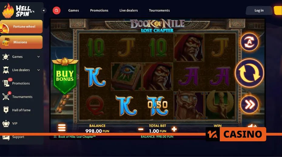 Hell Spin promo code no deposit bonus for free spins or bonus funds without a deposit