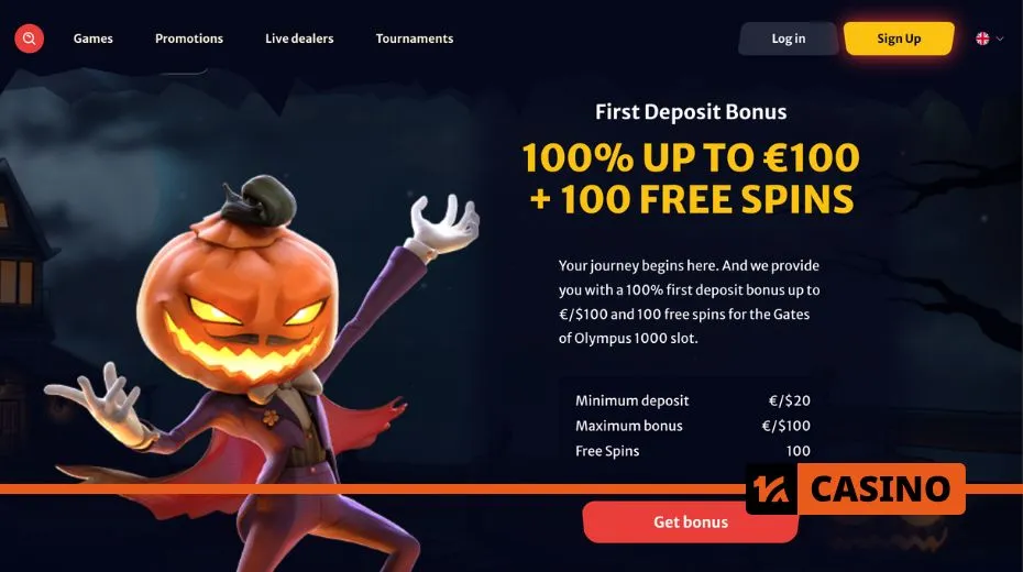 Hell Spin promo code welcome package with deposit match bonuses and additional free spins