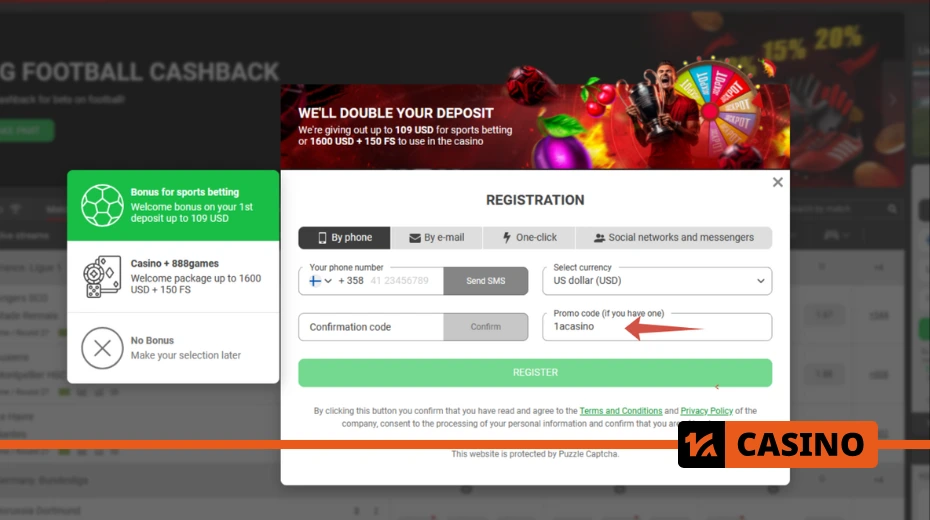 How to activate the 888starz promo code during registration on the site or through the mobile version without mistakes