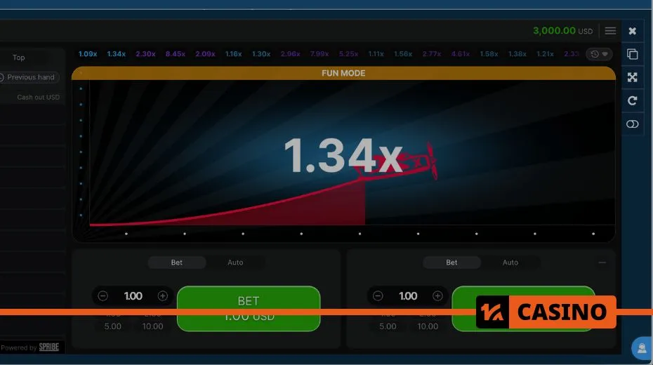 Как играть в Aviator на 1xBet, делая ставки на множитель до момента его остановки