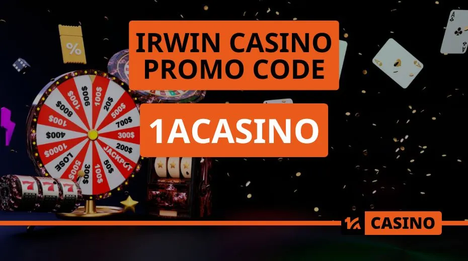 Irwin Casino promo code for activating special rewards, free spins, and deposit bonuses