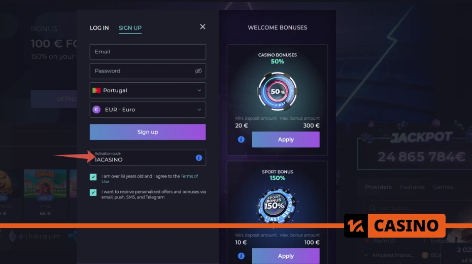Izzi casino promokod registration for new player