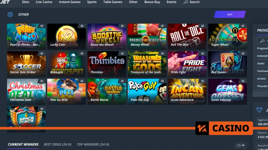 Jet Casino official website: registration, bonuses, payment methods, and gaming options
