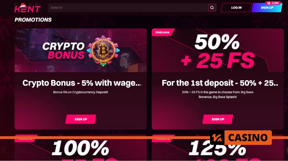 Kometa casino promo code welcome bonuses including 100 no-deposit free spins and bonuses on three deposits: 150% and 100 FS, 120% and 100 FS, and 125%