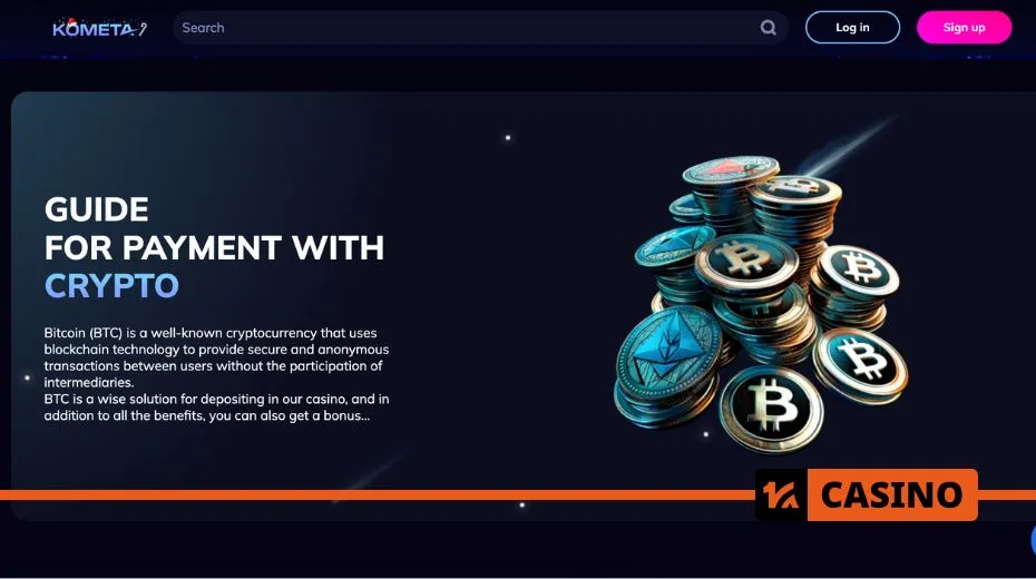 Kometa casino payments with multiple secure deposit and withdrawal methods