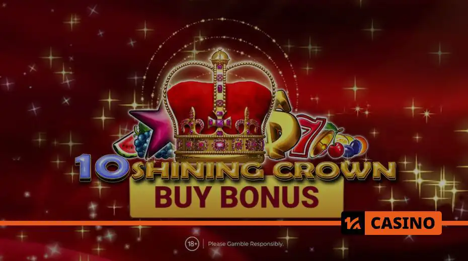 Новинки слотов конца марта 2025: Shining Crown Buy Bonus (Amusnet)