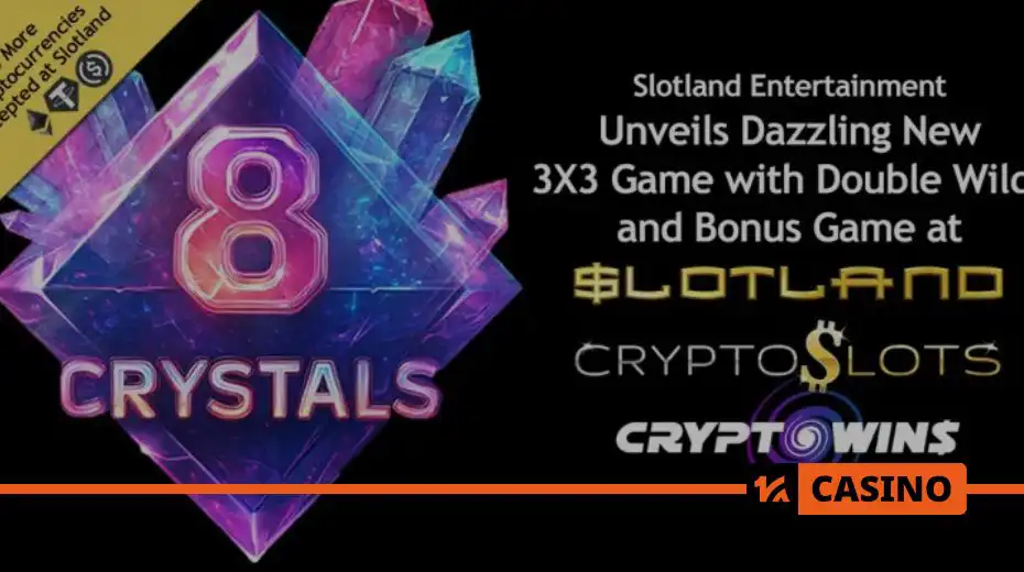 Новинки слотов конца марта 2025: 8 Crystals (Slotland Entertainment)