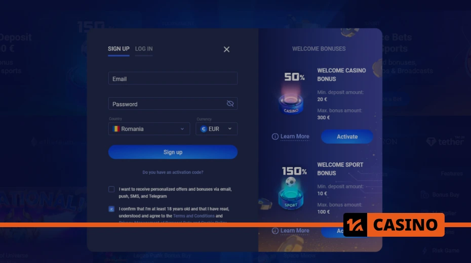 Legzo casino регистрация сегодня — это быстрый способ начать играть и активировать стартовый бонус на выбор