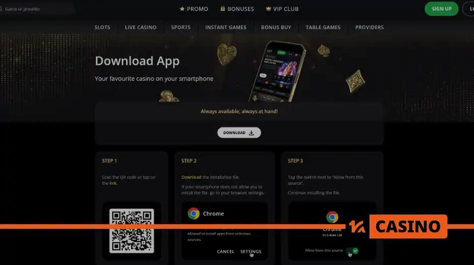  Lex casino app for iOS – access the casino through the App Store