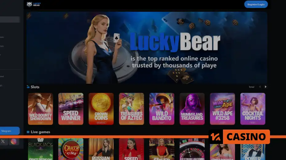 LuckyBear промокод: информация о компании казино