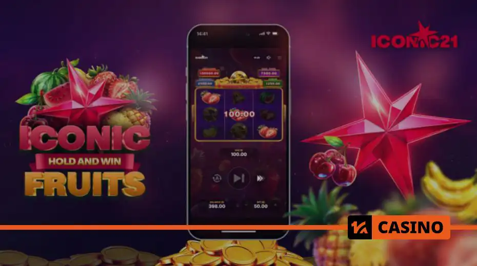 Релизы слотов марта: Iconic Fruits: Hold and Win by ICONIC21