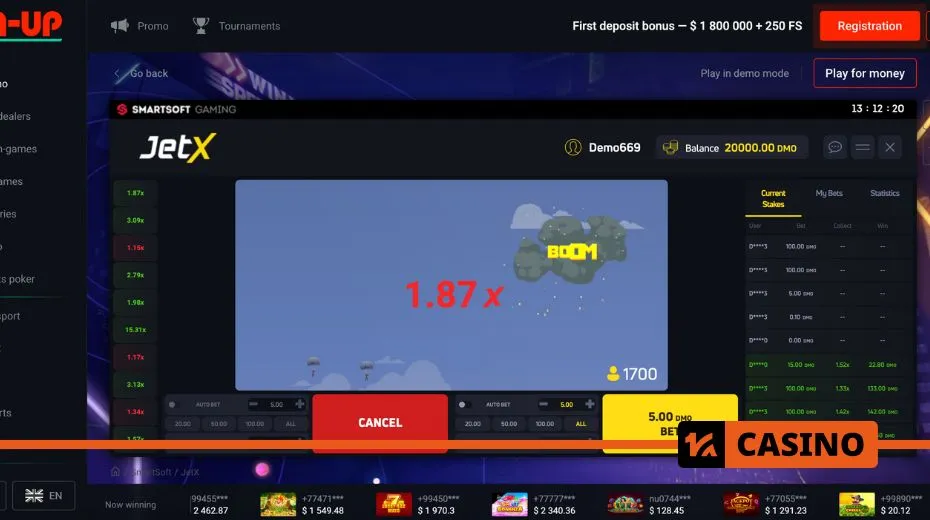 Pin up demo version allowing players to try games without deposits or risks