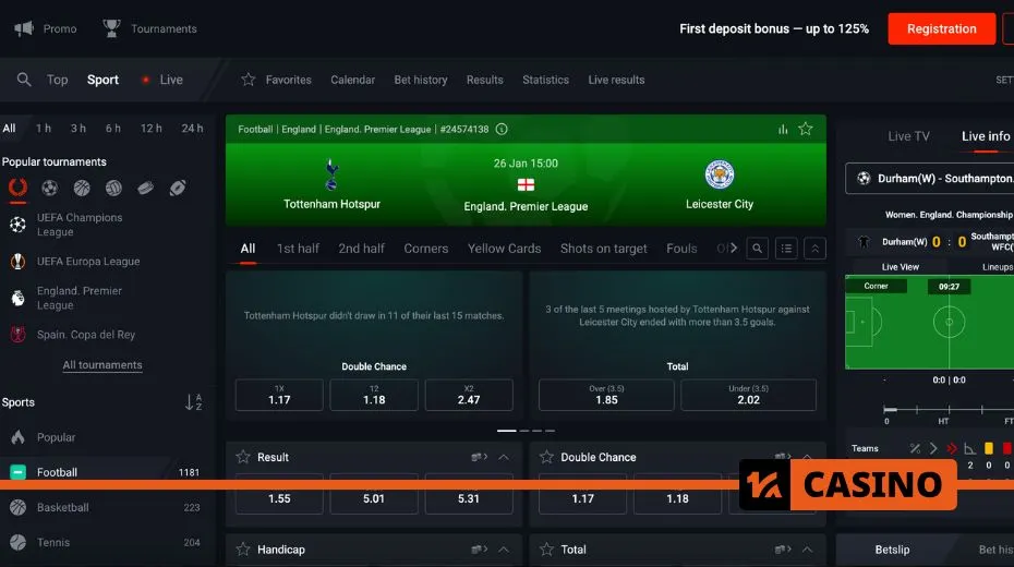 Pin up sports betting with competitive odds on popular events and live matches