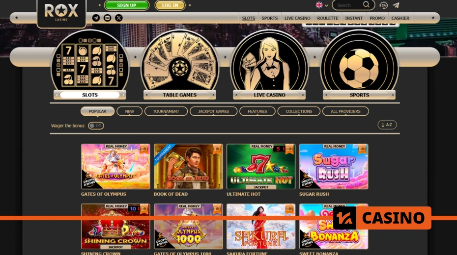 Rox casino platform review includes information about licensing game selection deposit and withdrawal methods