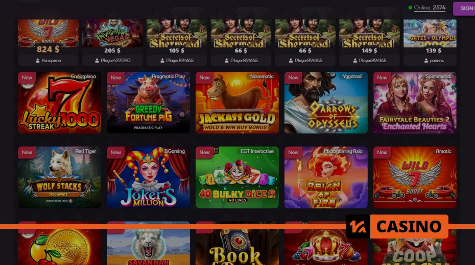 Popular slots and games to play for free at Sykaaa casino