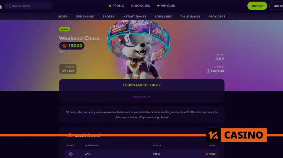 How to join the Weekend Chase promotion at Irwin casino How to join the Weekend Chase promotion at Irwin casino