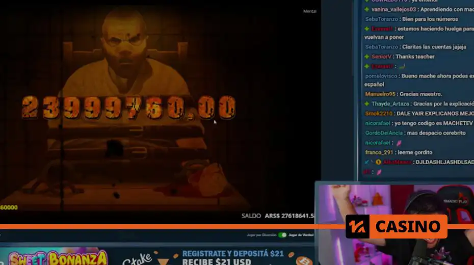 Machete_Vilches and the slot Mental - 66,666x Multiplier