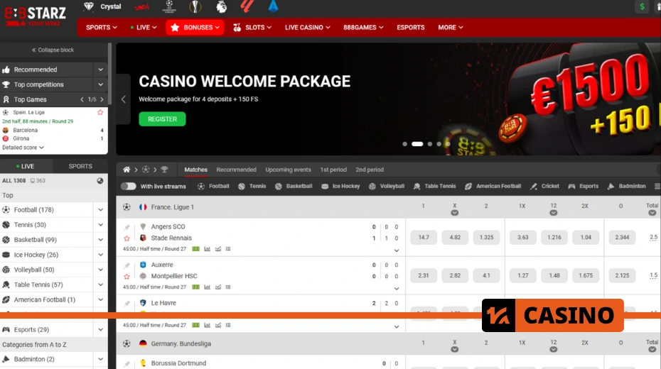 Where to find the 888starz promo code to activate the bonus on the first deposit and free spins in the casino